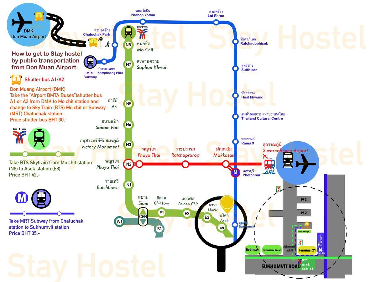 Stay Hostel Μπανγκόκ Εξωτερικό φωτογραφία